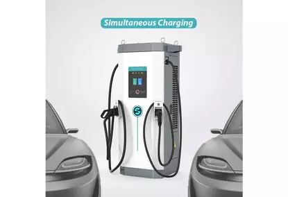 Станция для быстрой зарядки электромобилей с разъемом CCS2 Станция для быстрой зарядки электромобилей с разъемом CCS2
